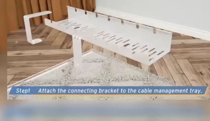 FlexiSpot WT2 Cable Management Tray with Cooling Design Fire Proof