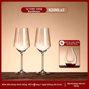 ZHUXI | Bộ Ly Rượu Vang Cao Cấp Sang Trọng 2 Cái