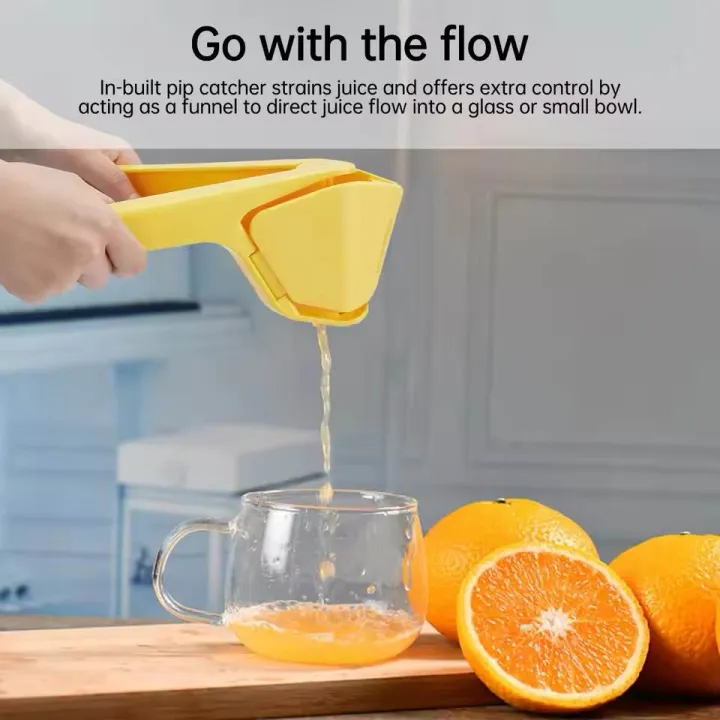 🇲🇾🐸Creative Foldable Manual Fruit Squeezer Hand Press Manual Citrus ...