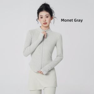 aiwuge | Womens Long Sleeve Cardigan Modern Dance Wear for Spring and Autumn