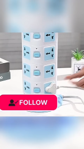 Ổ Cắm Điện Đa Năng 4 Tầng 16 Ổ Cắm + 3 Usb 2500W – Thiết Kế Dạng Tháp Tiện Dụng
