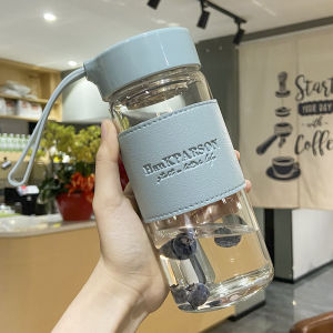 JIFANPAUL | Heat Resistant Glass  Tea Infuser Water Bottle