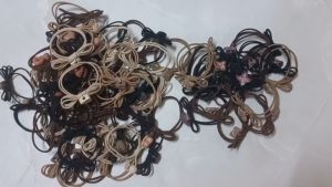 Dây buộc tóc dây cột tóc họa tiết co giãn dày dặn kiểu dáng xinh xắn dễ thương