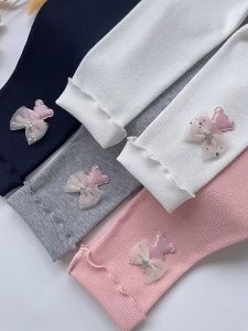 ByKiddos - Legging Anak Perempuan Motif Beruang Pita / Legging Bayi / Celana Panjang Anak Perempuan Kekinian Gaya Modis