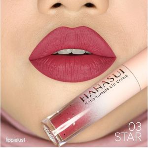Hanasui Mattedorable Lip Cream | Mattedorable LipCream Lipstick Cair Mate Hanasui