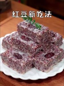 GUOXIANGQIAN | Red Bean and Green Bean Sweet Soft Sticky Rice Cake
