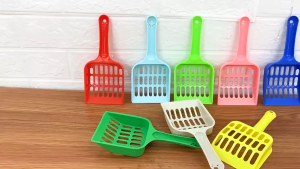 19x9x2cm Poop Shovel Reptile Litter Shovel With Ergonomic Handle Scoop Sand Cat Litter Scoop Convenient Plastic Cleanning Tool