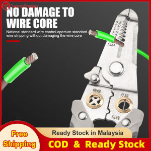 Multi-functional Wire Stripper Stainless Steel Wire Cutting Plier for Crimping Cutting Wire