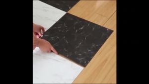 50 PCS Marble Vinyl tiles Floor Stickers Self Adhesive Waterproof Tiles for Flooring 30 x 30 CM