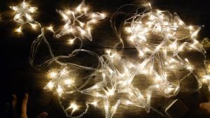 DÂY ĐÈN MÀN 6 SAO LỚN VÀ 6 SAO NHỎ ( CÓ CHỈNH CHỚP VÀ PHÍC CẮM NỐI DÀI )