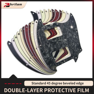 PHRILMElectric guitar accessories SQ Mustang Bullet 9-hole rounded double pickup HH guard board multiple colors to choose from