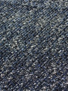 Vải Áo Khoác Thu Đông Dày Dặn Pha Trộn Len Màu Xanh Trắng Dệt Nhỏ Thanh Lịch 145cm Bán Kính Nửa Mét Giá Vải