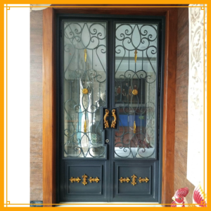 Teralis Pintu Besi Tempa Teralis Pengaman Pintu Pintu Teralis Besi Tempa