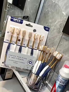 Toothbrush set 6Pcs Ultra-fine Soft Toothbrush Healthy Teeth Clean & Gum Protection Bristle