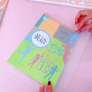 **Best Buy** Pembalut buku Teks Transparent Self Adhesive Film Book Cover 3 Size Book Cover Waterproof Book Wrap Paper 自粘包书膜