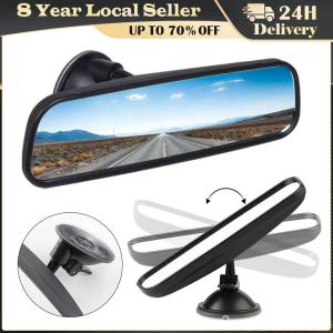 Car Interior Rear View Mirror Wide-angle Rearview Mirror 360° Rotates Adjustable Sucti0n Cup Universal Auto Accessories