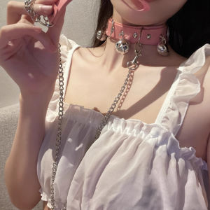 สร้อยคอโซ่จูงสัตว์พร้อมหัวกระบอกเสียง เครื่องประดับแฟชั่นสำหรับผู้หญิง โซ่แบบลำลอง โซ่กระดูกไหปลาร้า เครื่องประดับแฟชั่น