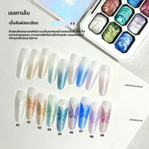 เจลทาเล็บวีนดีนี ทีพีโอ เฮมาฟรี 9 ช่องสี เจลเพิร์ลเลสเซนต์แบบทา ยูวี โซคออฟ เจลเพ้นท์เล็บ เจลวานิช เจลบลูมมิ่ง เจลไลค์เกอร์ไล่สี