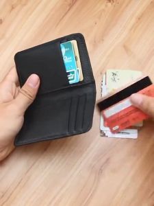 Card Holder Fashion Wallet Men and Women Soft Thin ID CardHolder Thin Drivers License Business wallet