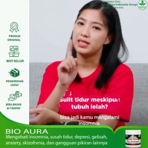 OBAT SUSAH TIDUR/ INSOMNIA/ DEPRESI/ STRESS/ GANGGUAN JIWA/ PIKIRAN TIDAK TENANG/ BIO AURA HERBAL DENATURE ORIGINAL (BISA COD)