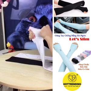 Bộ 2 Ống Tay Chống Nắng Găng Tay Chống Nắng Hàn Quốc Lets slim Phong Cách Thời Trang