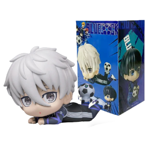 Bandai | In Stock 10cm Blue Lock Anime Figure Q Version Isagi Yoichi/Nagi Seishiro Action Figure Collection Model Doll Toy Birthday Gifts