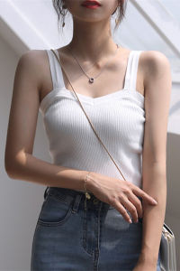 HUOLISI | Summer Innerwear Outerwear Design French Knit Tank Top