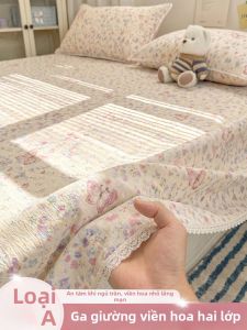 KAMONI | Bộ Drap Gối Lớp Hai Voan An Toàn Mùa Hè Cho Bé