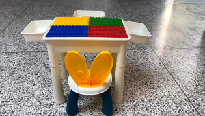 Multifunctional Building Block Table Compatible with LEGO Building Block Childrens Toys