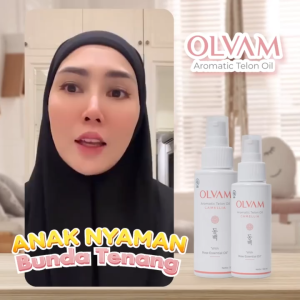 OLVAM Minyak Telon Anak Rose Essential Oil Anti Nyamuk Anak Bayi 50ml