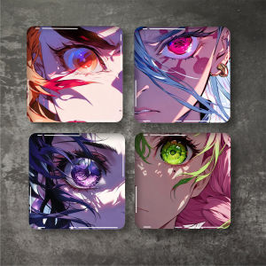 Anime Ghost Slayer 3D Eye Decal Sticker for Motorcycle Electric Car Notebook Decoration Sticky Label Second Dimension