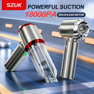 SZUK 18000Pa Wireless Car Vacuum Cleaner Strong Suction Handheld Cleaning Machine Powerful Mini Portable Vacuum Cleaner for Car