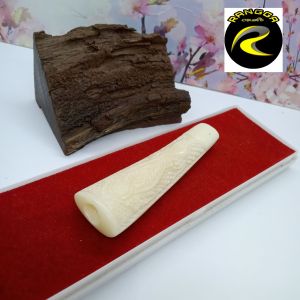 once cangklong tulang kerbau ukir bunga A02