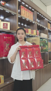 (Mẫu Mới) Nước Hồng Sâm Nhung Hươu Linh Chi Hàn Quốc (70ml x 30 gói)