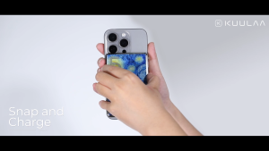 KUULAA Magnetic Wireless Power Bank 5000mah Ultra Slim 6.9mm Fast Charging Portable Mini Charger for iPhone 16 15 14 13 12 Pro Max Series Travel Essential