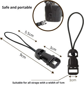 2Pcs Quick Release Camera Strap Adapter Universal Shoulder Strap Mount Buckle Clip Converter for Sony Fuji Canon RicohGR Series