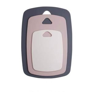 3pcs Antibacterial Cutting Board Mildew Proof Two-Side Reversible Non-Slip Chopping Board Set