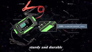 Pengisi Daya Baterai Mobil Layar Warna LED Tampilan Digital Pengisi Daya Baterai 12V Dengan Mode Memori Tombol Sentuh Pintar