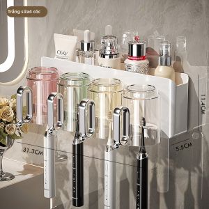 Joico | Giá Đựng Đồ Chải Răng và Kem Đánh Răng Treo Tường Hút Chân Không