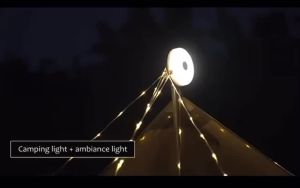 1~2Pcs LED Camping Lamp Strip USB Rechargeable Atmosphere 10M Length Waterproof Recyclable Light Belt Garden Decoration for Tent