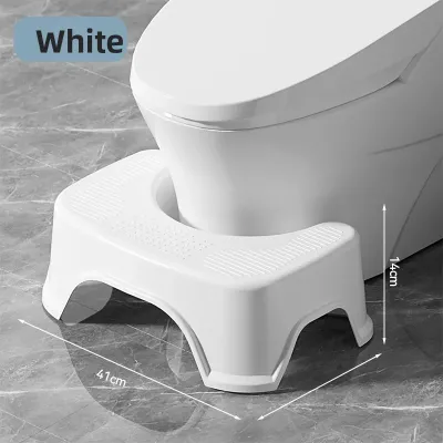 Plastic Toilet Footstool Adult Bathroom Stool Squatting Pit Toilet Footrest Small Stool Excrement Foot Pedal Stool