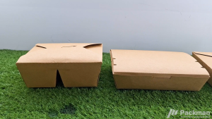 (Wholesale 50/200pc) 3 Compartment Kraft Bento Box - 3 Compartment Takeaway Paper Box Lunch Box