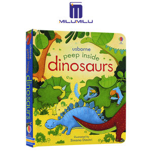Peek Inside Dinosaurs: An Interactive Lift-the-Flap Book About T-Rex and Flying Pterosaurs for Kids (Ages 3-5) Board book – Lift the flap by Anna Milbourne Original English books