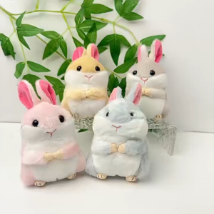 Gantungan Kunci Kelinci Gantungan Tas Lucu Unik Motif Bunny Bulu Gantungan Tas Rabbit Bag Keychain