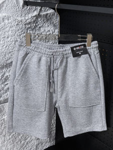 Mens Summer Elastic Waist Sports Casual Straight Leg Five-Point Shorts Fashionable Urban Style Youth Leisure Pants