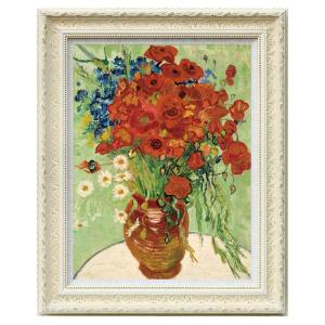 American Style Decorative Painting Real Wood Frame Daisy Still Life Oil Painting for Bedroom Dining Room Living Room Decoration