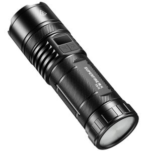 SUPERFIRE | Super Bright Rechargeable Outdoor High Power Long Range Focused Multifunctional Durable Flashlight