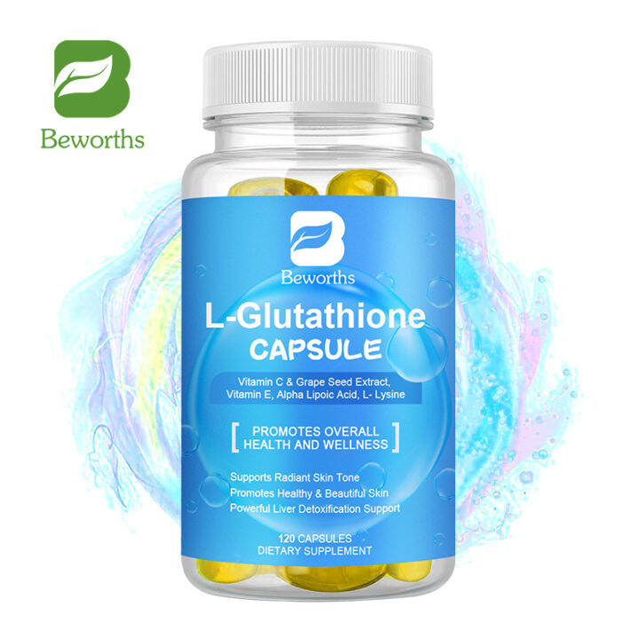 BEWORTHS Glutathione Capsules Collagen Antioxidant Anti-Aging Boosting ...