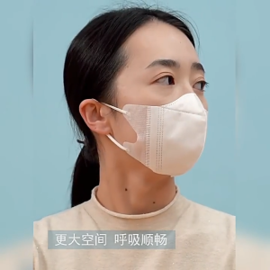 LYL หน้ากาก 3D หน้ากากปากเป็ดหน้ากาก 3 มิติสะดวกสบายผู้ใหญ่ระบายอากาศป้องกันหน้ากาก 3PLY ไม่ทิ้งค่าความงาม