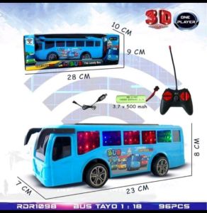PROMO RDR1098 RC Bes Bus Tayo Mainan Anak Mobil Remote Control Hobi Koleksi Remot Kontrol RADAR